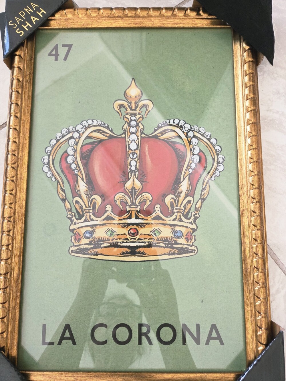 NEW Sapna Shah 47 Mexican Loteria Crown